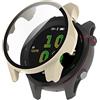 KUTEWEU Silicone Cover per Garmin Forerunner 255 Custodia, PC Protettivo Pellicola Case Skins Copertura Resistente Watch Shell per Garmin Forerunner 255 Smartwatch (Bianco)