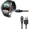 Blueshaweu Cavo di ricarica compatibile con IOWODO Smartwatch Donna Uomo 1.39 Pollici W50 Cavo Caricatore Stadio di Ricarica per Blackview W50 / IOWODO W50 Smartwatch (nero)