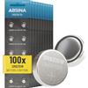 ABSINA 100x Batteria SR621SW orologio 1,55V ossido d'argento - SR621SW batteria orologio a tenuta stagna e lunga durata - batteria 364 orologio, SR621SW batterie orologi