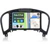 YUNTX [4G+64G] Android 16 Autoradio adatto per Nissan Juke (2010-2017) YF15 Infiniti ESQ -GPS 2 Din- Cam+MIC Incluso-Carplay/Android Auto/DSP/Controllo del volante/WiFi/Bluetooth/Mirrorlink