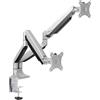 RICOO Supporto monitor scrivania TS9811 Girevole Inclinabile Schermi 15-27 (38-69 cm) Braccio schermo PC Staffa universale VESA 75 x 75 100 x 100