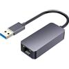 LICAEVEY Adattatore Ethernet da USB 3.0 a 2.5G, Adattatore Ethernet Portatile Ad Alta velocità per Laptop, Adattatore USB 3.2 USB AM a Ethernet da 2,5 Gbps per 7 8 8.1 10 XP per OS X,