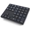 Annadue Tastierino Numerico Wireless, Ultra Sottile Bluetooth 5.0, 35 Tasti, Doppia Modalità, Ricaricabile, per Ufficio e Viaggio, ABS, 145 x 120 x 12 mm, 1 Pezzo