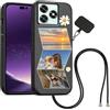 FortiCase Custodia Personalizzata per Honor 400 Lite con Cordino,Nero Silicone Case,con la Tua Foto,Immagine o Scritta,per 400 Lite Cover