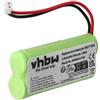 vhbw batteria compatibile con Audioline DECT 5015 telefono fisso cordless (750mAh, 2,4V, NiMH) - Sostituisce 08C/CP18NM, BC101276