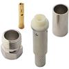 YILIANDUO Adattatore FME Femmina Spina a Crimpare Terminale Diritto Nichelato Connettore in Lega di Rame per RG58 RG142 LMR195 RG174 RG178 RG316 LMR100 Coassiale Cavo Confezione da 5