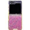 BLOTECH for Samsung Galaxy Z Flip 6 Custodia Creative Trasparente Glitter BackCover Glitter Bling Custodia in Silicone TPU Shockproof Case Coperture Bumper Gel Soft Custodia per Samsung Galaxy Z Flip 6 ,Rosa