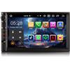 Erisin Android 14 8-Core 6GB RAM+128GB ROM Doppio DIN Autoradio Bluetooth, 7 pollici Schermo Tattile 2DIN Autoradio per Nissan Supporto Navigatore GPS Wireless CarPlay Android Auto DAB+ WiFi Radio DSP