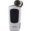 Elprico Auricolare Bluetooth, F920 Filo Retrattile In Ear Auricolare Bluetooth Sportivo Auricolare Auricolare Vivavoce Retrattile per Telefono (Bianca)