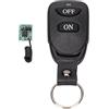 Bewinner Telecomando Relè Wireless 433 MHz RF DC3.3V-DC24V Interruttore Remoto a Bassa Potenza Standby Ricevitore a Bassa Radiofrequenza e Invio Telecomando