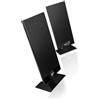 KEF T101 Lautsprecher Schwarz Paar|Ultra Flach| 3,5cm tief|10-100W|HiFi|Heimkino|TV