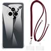 Shantime Custodia TPU con Tracolla/Collana a Spalla Compatibile con OPPO Realme 14 Pro 5G RMX5056, Cover Protettiva Antiurto con Laccio Regolabile