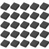 QUARKZMAN Copertura Protettiva per Porta USB 60pz Porta USB 2.0 Copertura del Cappuccio Antipolvere in Silicone per Cavo Dati USB Maschio USB, Nero