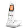 Gigaset E390 - Telefono DECT - Numeri Grandi - Suonerie Forti - Esclusione Suoneria Fasce Orarie, Bianco [Versione Italiana]