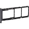 Generico Porta Scheda SIM per ZTE Blade V40 Vita, Slot Dual-Nano-SIM + micro-SD, Sostituzione Originale, Nero