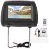BHDK Lettore DVD per poggiatesta per auto, Lettore video per poggiatesta per auto HD da 7 pollici con supporto per poggiatesta e Bluetooth, Monitor per poggiatesta per auto multifunzione per video, giochi