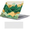 FFBOFFC Cover Rigida Compatibile con MacBook Air 15 Pollici 2025 2024 2023 Rilascio Modello A2941 A3114 A3241 con Liquid Retina Display, Plastica Protettiva Custodia & Copritastiera, Montagne verdi