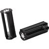 Bstepompre 2 porta batterie nere per 3 batterie AAA da 1,5 V