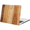 FFBOFFC Copertura Compatibile con MacBook Pro 15 Pollici 2019 2018 2017 2016 Modello A1990 A1707 con Touch Bar Touch ID, Protettiva Custodia Rigida in Plastica Cover Case, Grano di Legno