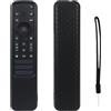 Generic Custodia protettiva in silicone per telecomando Sony RMF TX800U TX810U TX820U TX900U TX910U serie TV Remote Protector Soft Skin Protector con cordino (nero)