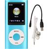 Dpofirs Lettore Mp3 Lettore Musicale, Lettore Musicale Digitale Portatile Suono Lossless per Bambini Studenti Sport Quotidiani Corsa Camminare(Blu)