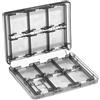 vhbw Custodia Compatibile con Nintendo DS Lite Giochi per Console, schede di Memoria - Trasparente/Nero