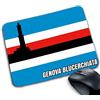 csm informatica Tappetino Mouse compatibile con Sampdoria Calcio personalizzabile Genova blucerchiata Lanterna
