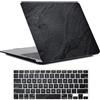 FFBOFFC Custodia Compatibile con MacBook Pro 16 Pollici 2020 2019 Rilascio Modello A2141 con Touch Bar Touch ID, Plastica Protettiva Custodia Rigida Copertura & Tastiera Cover, Nero lucido