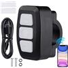 Asudaro Wireless Bluetooth 4.0 Pulsante Multimediale,Asudaro Telecomando Per Manubrio Della Bici Controllo Remoto Selfie Musica Volante Per Moto Salta Facilmente Le Tracce, Riproduci, Metti In Pausa
