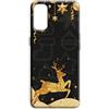 Mixroom - Cover Custodia Back Case In TPU Silicone Morbida Per Motorola Moto G34 5G Fantasia Renna E Decorazioni Natalizie U870