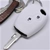 mt key Custodia morbida in silicone Copertura protettiva chiave auto 2 pulsanti Bianco compatibile con Dacia Dokker Sandero Duster Lodgy Logan Renault Clio Twingo