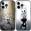 Yimctoie 2 Pezzi Custodia per Samsung Galaxy S24 Ultra 5G 6.8, Nero Silicone Proteggere Cover Hollow Figure Gioco Cavaliere Cartoon Game Motivo Design Morbido TPU Antiurto Case,Cartoon
