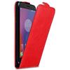 Cadorabo Custodia per Lenovo K6 / K6 POWER in ROSSO MELA - Protezione in Stile Flip con Chiusura Magnetica - Case Cover Wallet Book Etui