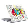 FFBOFFC Copertura Compatibile con MacBook Pro 15 Pollici 2019 2018 2017 2016 Modello A1990 A1707 con Touch Bar Touch ID, Protettiva Custodia Rigida in Plastica Cover Case, Animazione