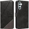 XINNI Cover per Samsung Galaxy A35 5G Custodia, Cellulare Libro Antiurto Flip Pelle PU/TPU, Portafoglio Flip Magnetica Case, Nero