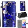KENHONER Cover Compatibile con Xiaomi Redmi Note 10 5G / Poco M3 Pro 5G, Premium Pelle PU Portafoglio Flip Libro Custodia per Redmi Note 10 5G [Protezione Completa] - Farfalla