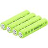 TEMOI Batterie ricaricabili Ni-Mh Aaaa 600Mah Am6 Lr61 1.2V per Surface Pen Watch Torcia a LED Mini ventilatore -4Pcs