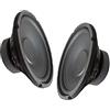 SHARD-LAB Coppia woofer 20 cm 8 Ohm 8 pollici ** 140w x 2 ** altoparlanti 200mm 21 cm 210mm SOSPENSIONE MORBIDA ricambi casse acustiche attive o passive