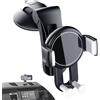 Generic Supporto per telefono da auto, supporti per telefono per la tua auto, SUCTIE CUP Supporto per telefono, per auto per parabrezza, cruscotto, finestra, console centrale