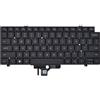 KBRPARTS Tastiera di ricambio per laptop Dell Latitude 5420 5421 5430 5431 5440 7420 7430 7520 7530, Precision 3470 3480 Series con retroilluminazione P/N: MV4X8 0MV4X8, layout USA