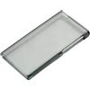 QingXuey For IPod Nano 7 7G 7th Generation protective case Candy Color Glossy Soft Clear Shell Case TPU Cover (Black)