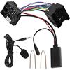 Viudecce Auto 5.0 Cavo Aux Microfono Vivavoce Telefono Cellulare Adattatore per Chiamate Gratuite per C2 C5 RD4