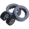 Hoqqf PA03670-0001 e PA03670-0002 Scanner Brake and Pick Roller Set compatibile con Fujitsu Fi-7160 Fi-7260 Fi-7140 Fi-7240 Fi-7180 Fi-7280 Parti di ricambio