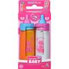 Simba New Born Baby 105560011 - Set di 2 biberon magici per bambole, con contenuto scomparso, 1 latte, 1 succo, 12 cm, accessori per bambole, bambole mamme a partire dai 3 anni