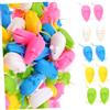 BESTonZON Porta Dentini in Plastica Chic e Sicuro da Usare, Scatola Organizer la Raccolta dei Denti da Latte per Bambini, Confezione da 100 Pezzi Design Unico Stili multipli