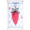 Odot Lenzuolo con Angoli per Lettino Bambino, Motivo Fragola Lenzuola Carrozzina Lenzuola da Lettino Neonato Morbido Resistente Lenzuola per Culla per Bambine e Ragazzi (80x160cm,Rombo)