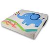 FANSU Cuscino Rialzo da Sedia per Bambini, Fansu Comodo e Facile da Pulire Smontabile Regolabile Cuscino Alzasedia per Seggioloni Cuscino Seduta per Sedia da Giardino (Elefante,33x33x4.5cm)