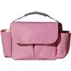 Hiseng Borsa Organizer per Passeggino, Universale Impermeabile Borsa Passeggino Organizer, Tracolla, Grande Capacità, Scomparti Multipli, Borsa Fasciatoio per Carrozzina (Viola,36x17x12cm)