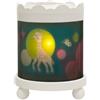 Trousselier T43M62W Lampada da Comodino con Proiettore Girevole Motivo Giraffa Sophie e Farfalla, Bianco