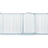 Safetots Cancelletto di Sicurezza Extra Alto con Parte Superiore Incurvata, 216cm - 225cm, Grigio Opaco, Extra Alto con 100cm di Altezza, Montaggio a Pressione per Scale, Barriera di Sicurezza